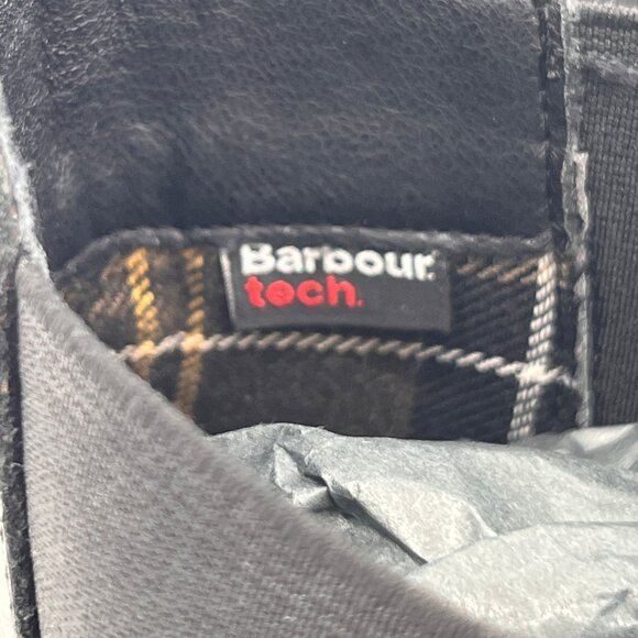 Barbour Patton Chelsea Boot Size 8 Black Leather Waterproof Ankle Boots - Picture 14 of 16